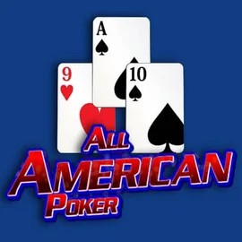 All American Poker online game logo by RTG (Reel Time Gaming) on slotorocasino.org.pl