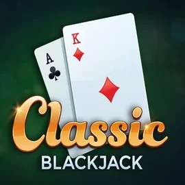 Classic Blackjack slot icon by Red Tiger Gaming, available at Slotoro Casino